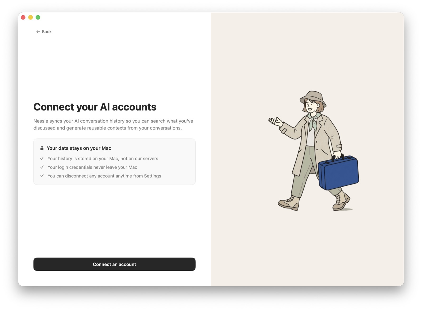 Onboarding integrations page