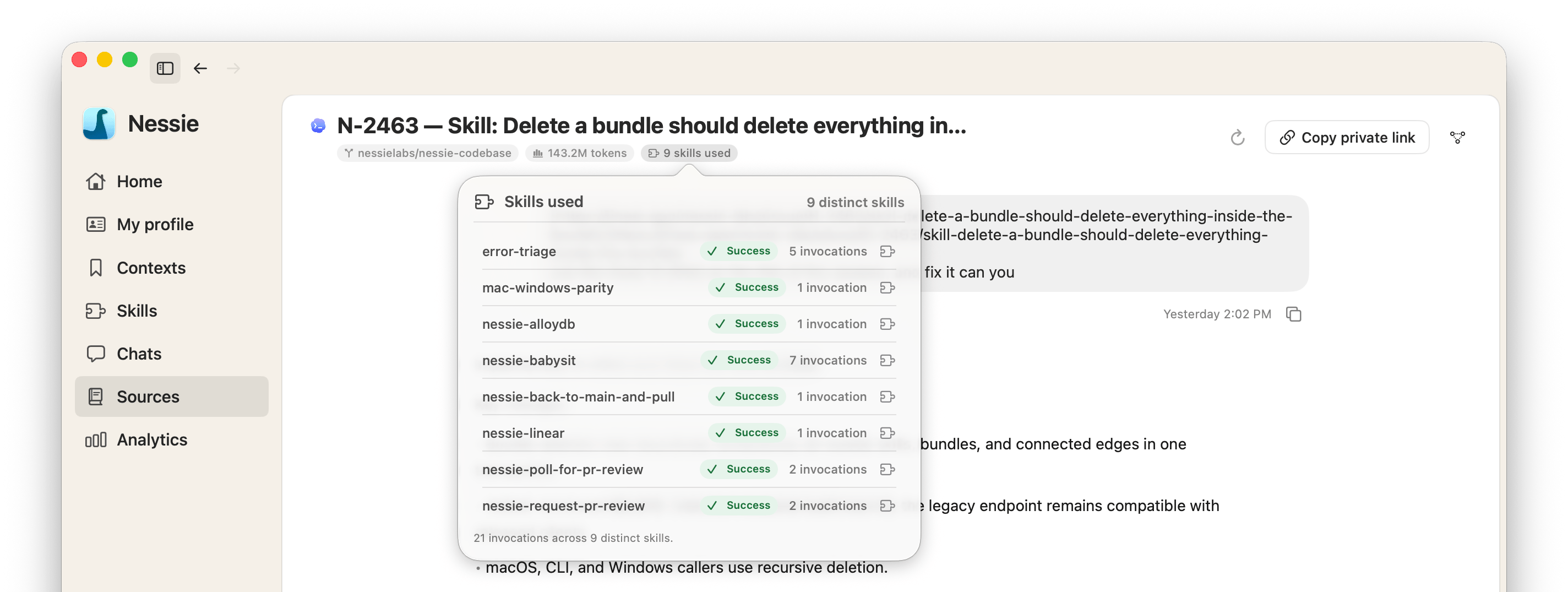 Evaluation badges on a transcript